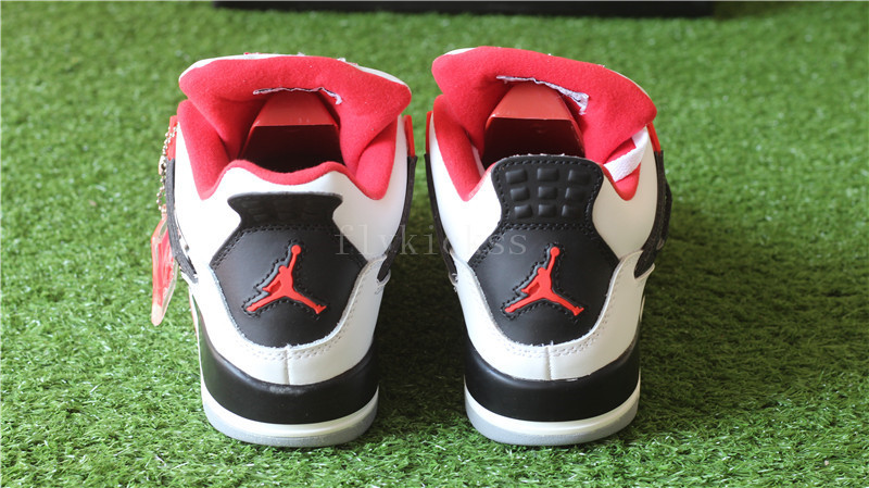 Authentic Air Jordan 4 Retro Fire Red GS